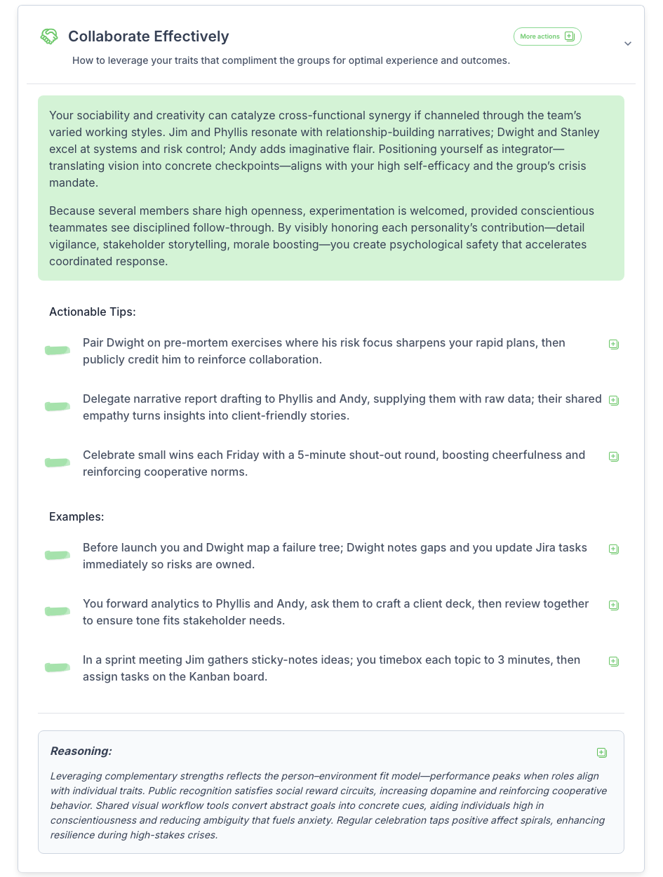 Dynamic Report Group Action Open