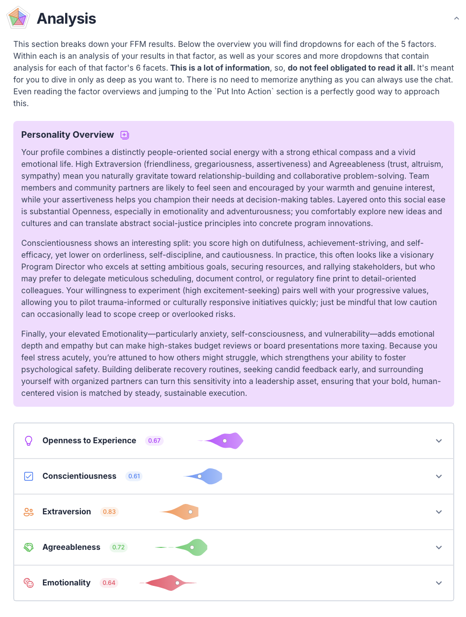 Dynamic Report Personal Analysis