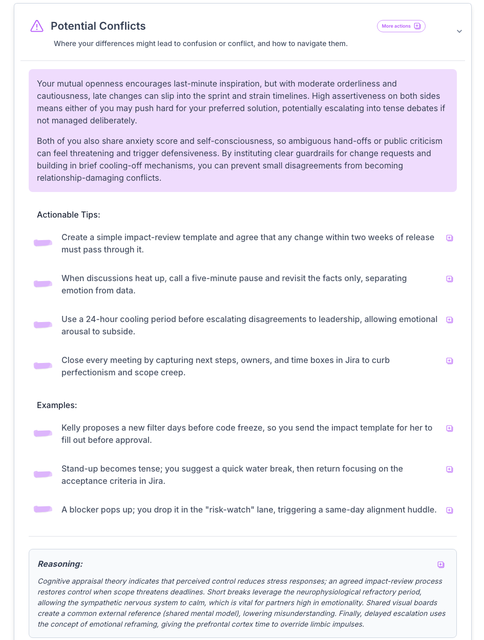 Dynamic Report Relationship Action Open